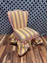 Unique Vinyl Upholstered Side Chair