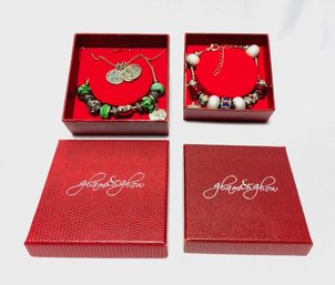 2 New In Original Gift Box Glam & Glow Charm Style Bracelets