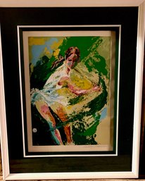 LeRoy Nieman Framed - Chris Evert - Serigraph Artist Proof Signed