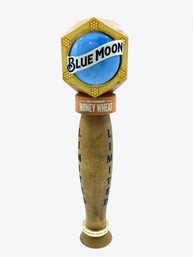 Solid Wood Blue Moon Honey Wheat Beer Bar Tap