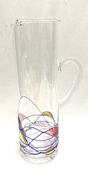 Hand-blown Stained Glass Style Art Glass Cocktail Mixer