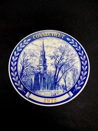 1972 First Edition Collectable Congregational Church Of Old Lyme Plate