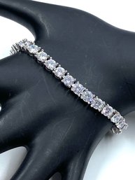 Stunning Tennis Bracelet W/ Clear Stones