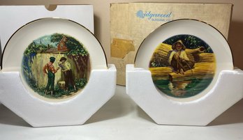 Set Of 2 Mark Twain 1973 Limited Edition Collector Plates