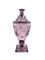 Gorgeous Ipswich Heather Lidded Candy Dish By Imperial Glass Ohio