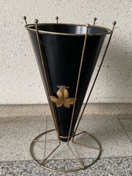 Vintage Brass & Metal Umbrella Stand