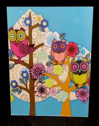 Gallery Board Mounted Owl Stock II By Helen Musselwhite