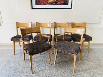 6 Heywood Wakefield Modern Dining Chairs