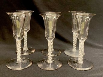 Unique Set Of 6 Hand-blown Flutes