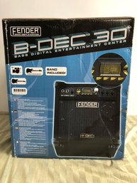 New In Box Fender B-DEC 30 Bass Digital Entertainment Center