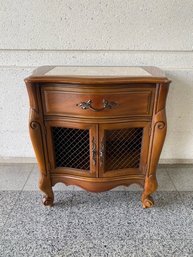 Vintage Broyhill French Provincial Cabinet W/ Stone Top