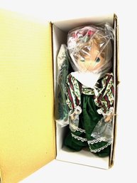 Vintage Precious Moments Co. 2004 12th Edition 16' Christmas Stocking Belle Doll #1155