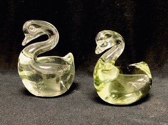 Swan Paperweight Pairing