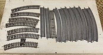 Grouping Of Vintage HO Scale Train Track Pieces