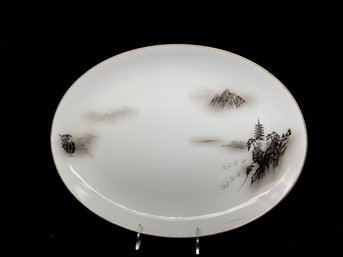 Gorgeous Fukagawa Arita Hand-painted Platter