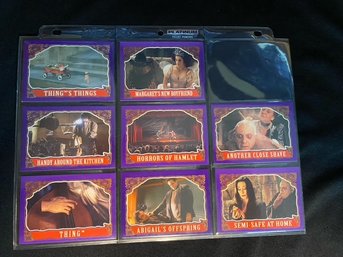 8 Adams Family Trading Cards