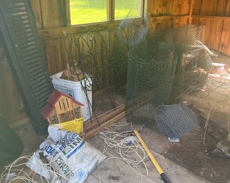 Chicken Wire And Garden Shed Contents!