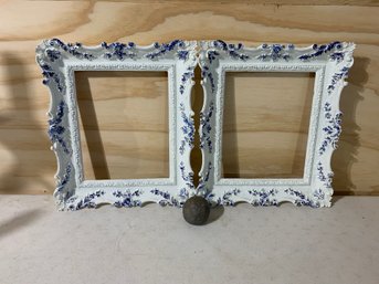 2 Hand Painted Ornate Frames