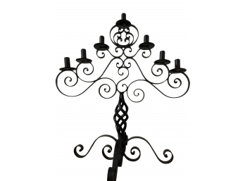 Black Wrought Iron Candelabra