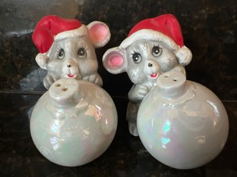 Christmas Mice Salt And Pepper