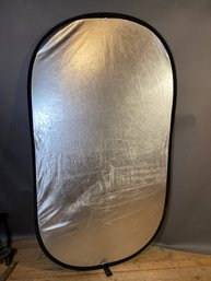 Impact Photo Reflector Silver And White 74x40 Photography