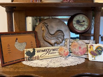 Collection Of Rooster Wall Decor In A Variety Of Sizes And Shapes