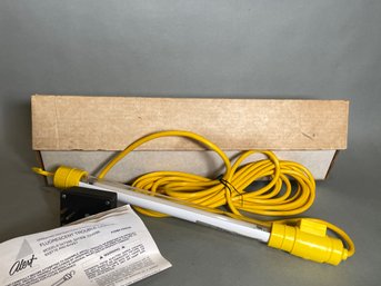 Alert Fluorescent Work Light, Tested And Works