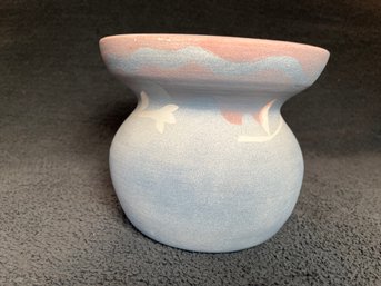 Artisan Wheel Thrown Vase By Arleen Cohen 94, 6.25x7.25in