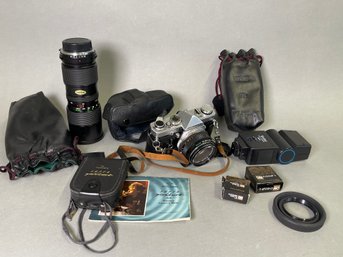 A Great Collection Of Camera Equipment