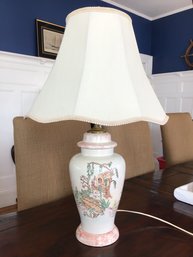 Handpainted Chinese Ginger Jar Lamp