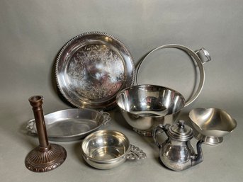 Collection Of Pewter & Silverplate, WM Rogers