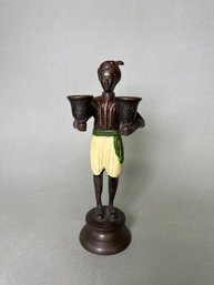 Antique Bronze Candle Holder