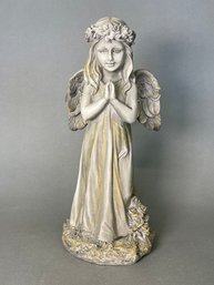 Praying Angel With Wings Statue