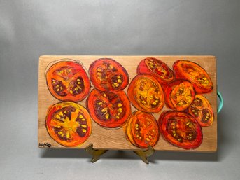 Beautiful Hand Painted Serving/display Board