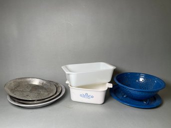 Vintage Kitchen Ware Including Pyrex, Corning Ware, Table Talk & More