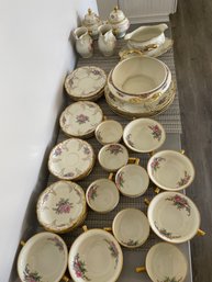 Rosenthal Ivory Tea Set Made In Germany With Floral Decor