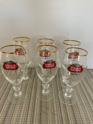 Set Of 6 40cl Stella Artois Glass