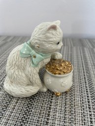 Porcelain Cat By Lenox