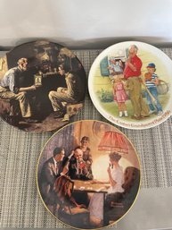 3 Collectible Knowles Fine China Plates