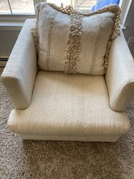 Soft Chenille Fabric Chair