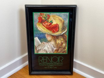 A Framed Renoir Poster, Old Masters Exhibition