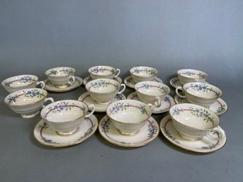 Vintage Lenox Tea Cups & Saucers