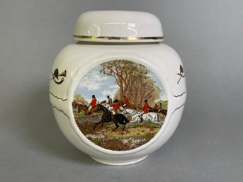 Hunting Scene Tea Caddy, Reproductions By John Herring