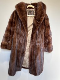 Vintage Mink Coat - Lewis Bros. Brooklyn , Ny