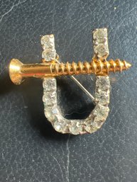 Vintage Rhinestone Pin