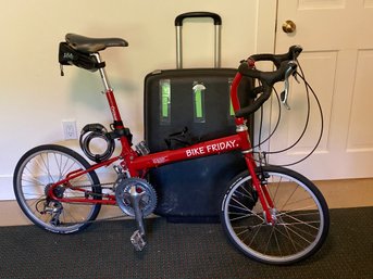 Beautiful Bike Friday Cursoe Folding Bicycle With Travel Case That Bike Fits In Retail: $3000