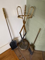 Brass Fireplace Tools