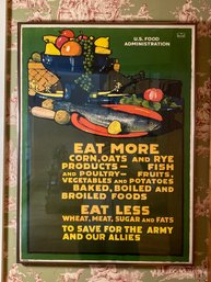 Original Good Poster USFDA Vintage WWII 21x29 Haywood Strasser Voigt Litho Wartime