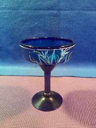 Vintage  Hand-painted Glass In Excellent Shape