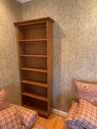 Lovely Wood Bookcase 30x10x84 Solid Wood With Maple Veneer